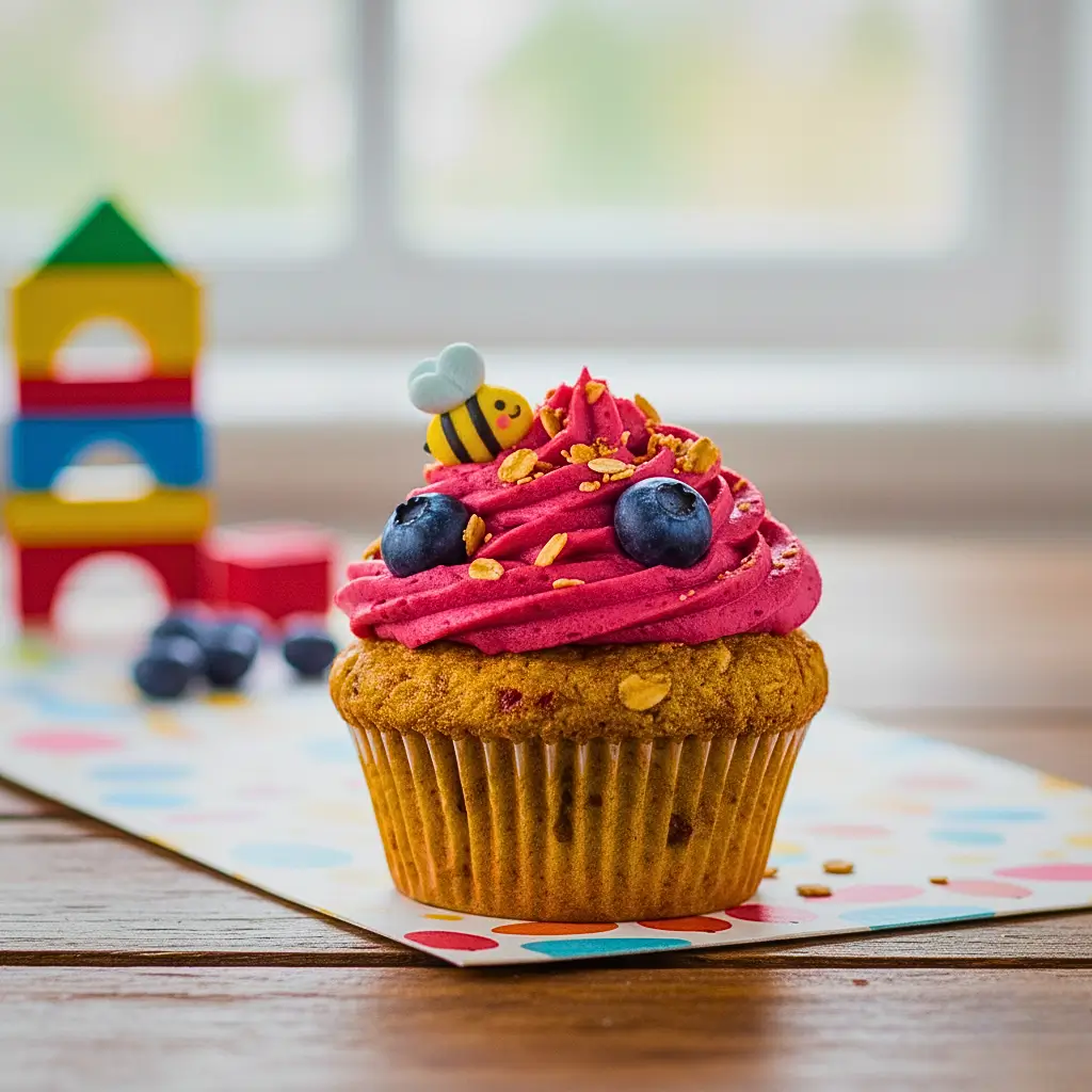 Bolinho Vegano de Banana e Aveia para Crianças