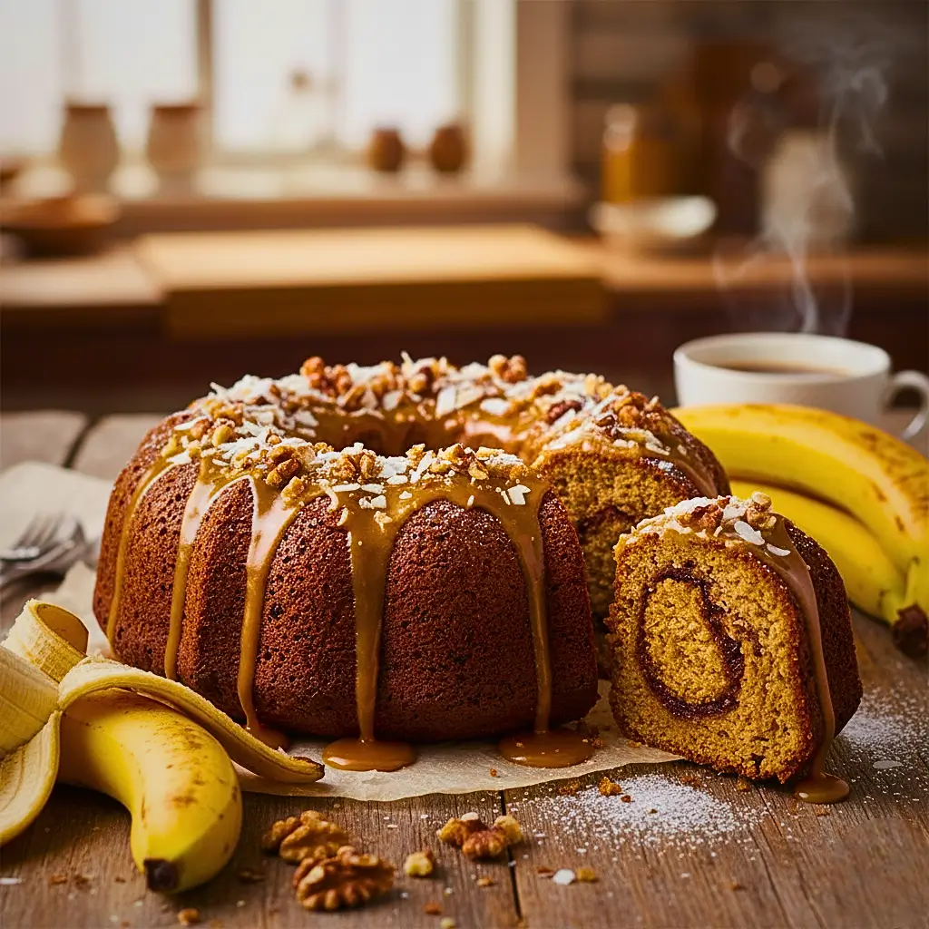 Bolo de Casca de Banana