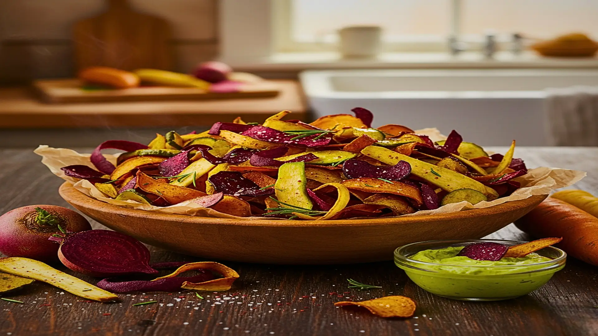 Chips de Legumes e Cascas