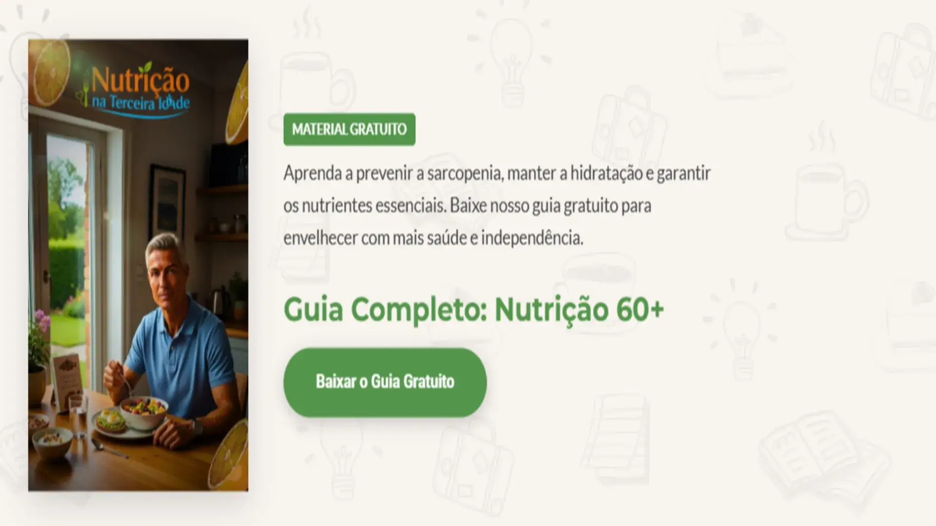 Guia Gratuito: Nutrição 60+