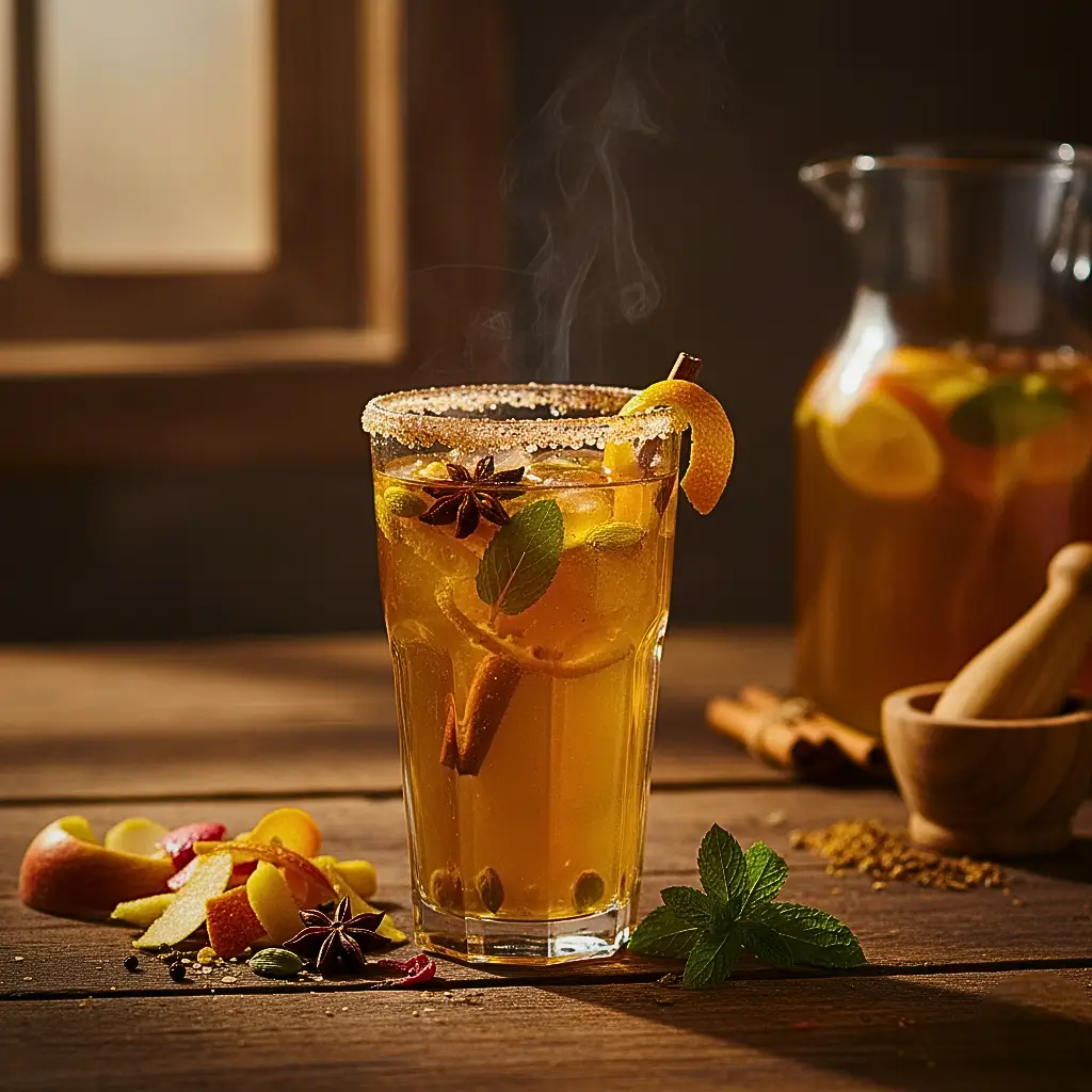 Suco de Casca de Frutas